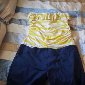 A sleeveless romper never been worn